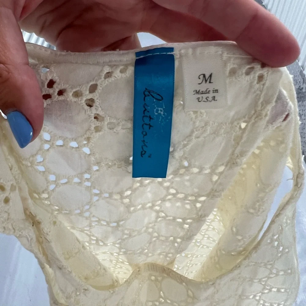 Eyelet Tank Top - Picture 4 of 4